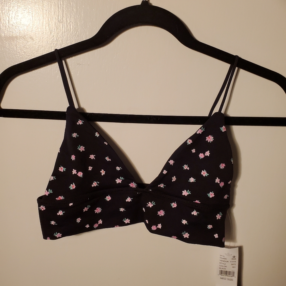 NWT Pacsun Floral Bralette (M)